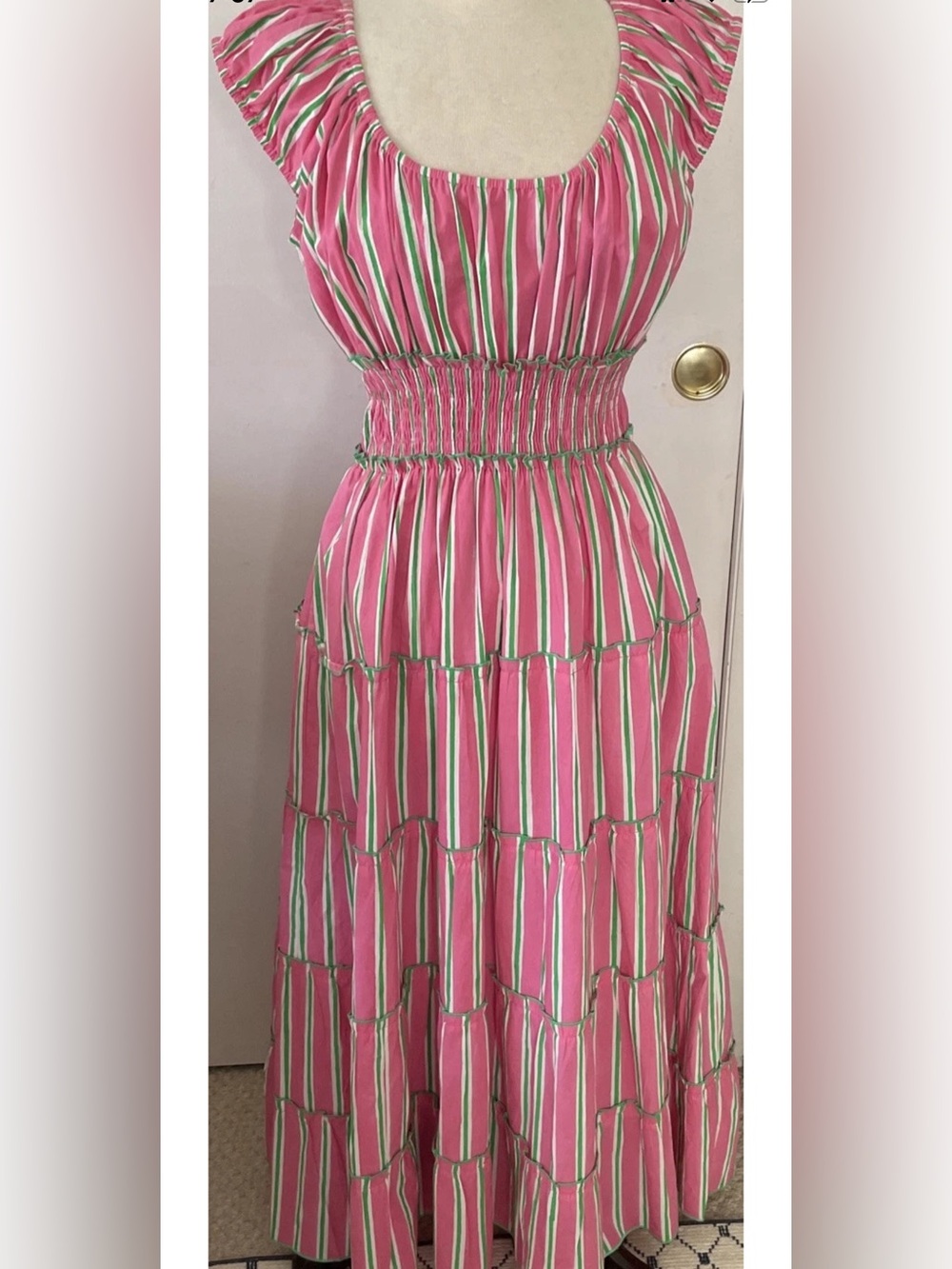 Pink City Prints Dress nwot medium